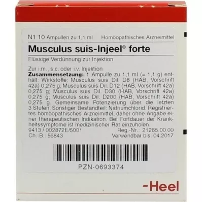 MUSCULUS SUIS Injeel forte Ampullen, 10 St