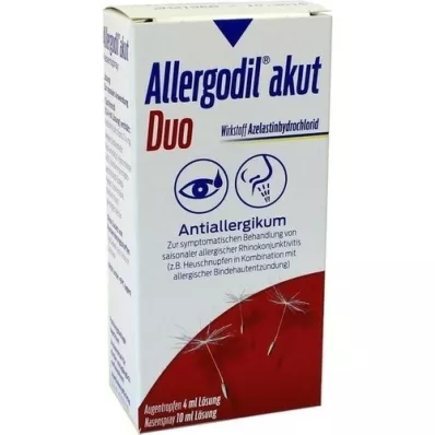 ALLERGODIL akut Duo 4ml AT akut/10ml NS akut, 1 St