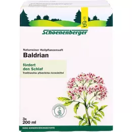 BALDRIAN HEILPFLANZENSÄFTE Schoenenberger, 3X200 ml