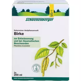 BIRKENSAFT Schoenenberger Heilpflanzensäfte, 3X200 ml