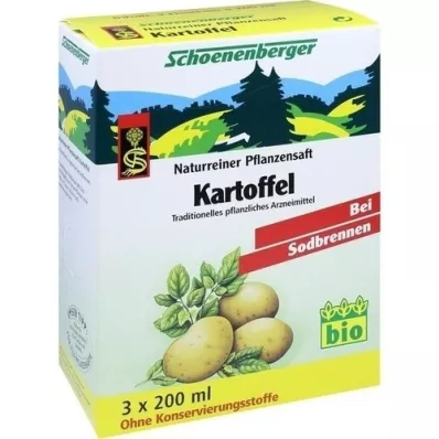KARTOFFELSAFT Schoenenberger Heilpflanzensäfte, 3X200 ml