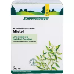 MISTEL SAFT Schoenenberger Heilpflanzensäfte, 3X200 ml