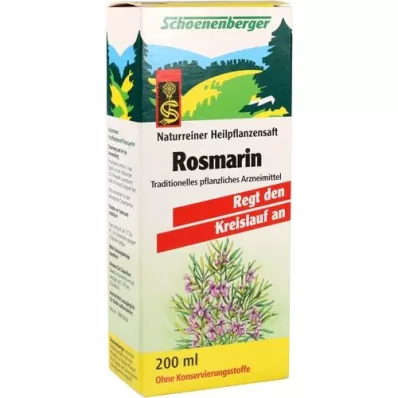 ROSMARIN HEILPFLANZENSÄFTE Schoenenberger, 200 ml
