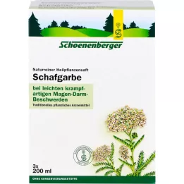 SCHAFGARBENSAFT Schoenenberger Heilpfl.Säfte, 3X200 ml