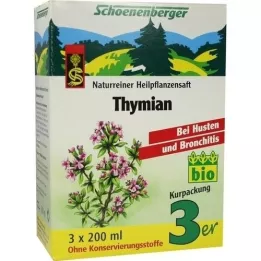 THYMIAN SAFT Schoenenberger Heilpflanzensäfte, 3X200 ml