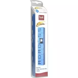 BORT EasyLife 7-Tage-Tablettenbox blau, 1 St