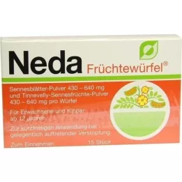 NEDA Früchtewürfel, 15 St