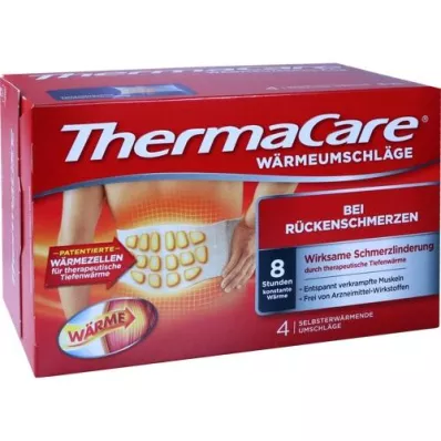 THERMACARE Rückenumschläge S-XL z.Schmerzlind., 4 St