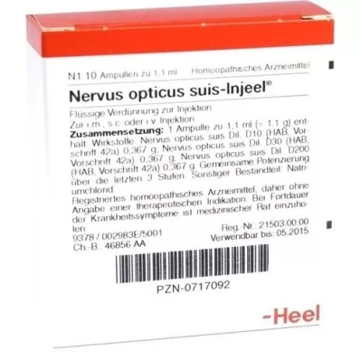 NERVUS OPTICUS suis Injeel Ampullen, 10 St NERVUS OPTICUS suis Injeel Ampullen, 10 St