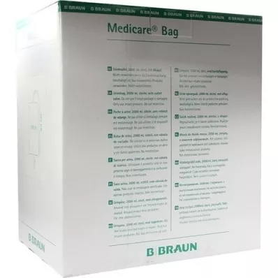 MEDICARE Bettbtl.steril 2 l m.90cm-Schlauch Ablauf, 10 St