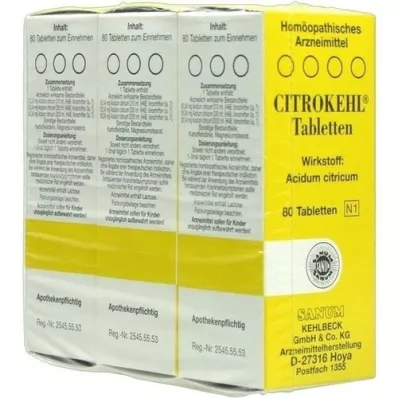 CITROKEHL Tabletten, 3X80 St