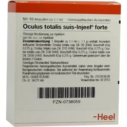 OCULUS totalis suis Injeel forte Ampullen, 10 St