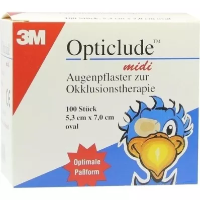 OPTICLUDE 3M midi 5,3x7 cm 1538/100, 100 St