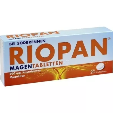 RIOPAN Magen Tabletten Kautabletten, 20 St
