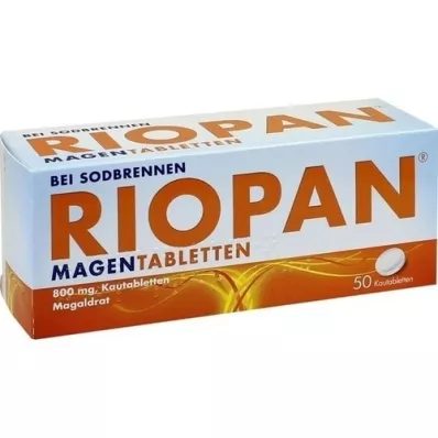 RIOPAN Magen Tabletten Kautabletten, 50 St