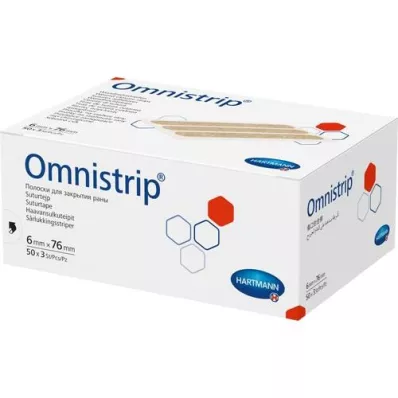 OMNISTRIP Wundnahtstreifen 6x76 mm, 150 St OMNISTRIP Wundnahtstreifen 6x76 mm, 150 St