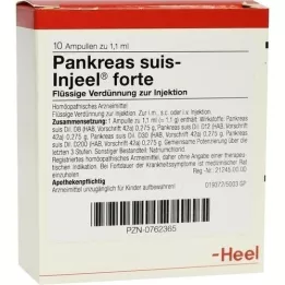 PANKREAS SUIS Injeel forte Ampullen, 10 St