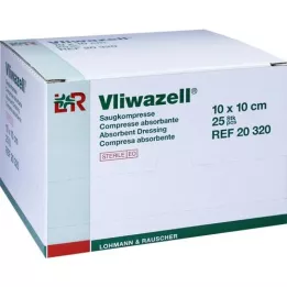 VLIWAZELL Saugkompressen steril 10x10 cm, 25 St