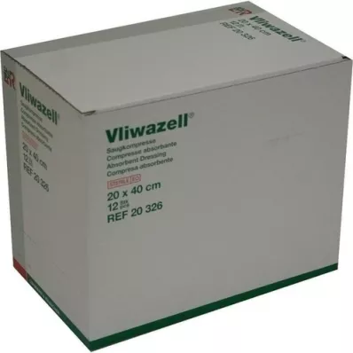 VLIWAZELL Saugkompressen steril 20x40 cm, 12 St