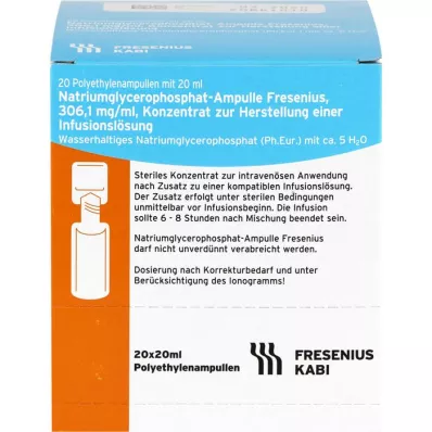 NATRIUMGLYCEROPHOSPHAT Ampulle Infusionslsg.-Konz., 20X20 ml