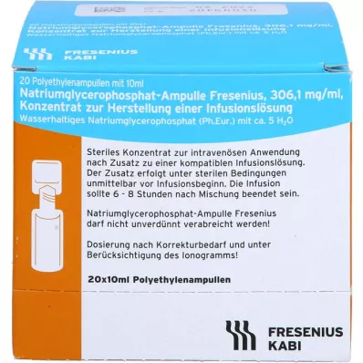 NATRIUMGLYCEROPHOSPHAT Ampulle Infusionslsg.-Konz., 20X10 ml