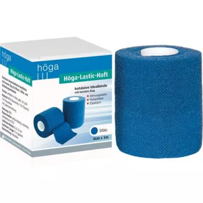 HÖGA-LASTIC-haft Binde 8 cmx5 m blau, 1 St HÖGA-LASTIC-haft Binde 8 cmx5 m blau, 1 St