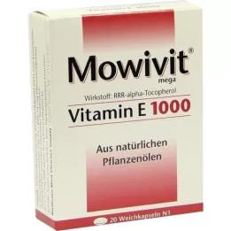 MOWIVIT Vitamin E 1000 Kapseln, 20 St