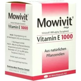 MOWIVIT Vitamin E 1000 Kapseln, 50 St