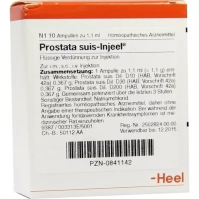 PROSTATA SUIS Injeel Ampullen, 10 St PROSTATA SUIS Injeel Ampullen, 10 St