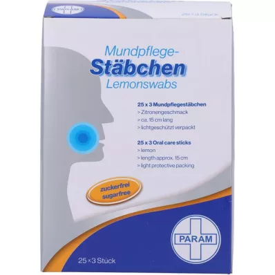 LEMON SWABS, 25X3 St