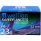 WELLION Safetylancets 23 G Sicherheitseinmallanz., 200 St