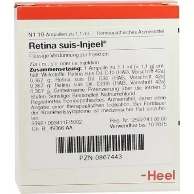 RETINA SUIS Injeel Ampullen, 10 St