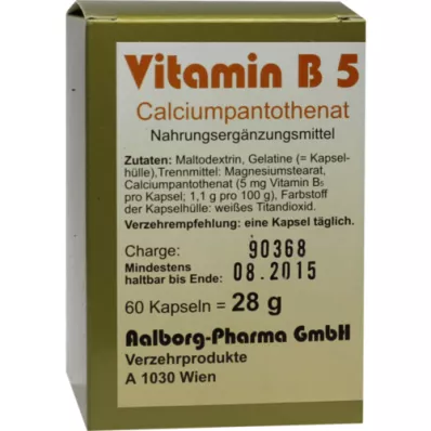 VITAMIN B5 KAPSELN, 60 St