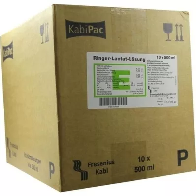 RINGER LACTAT Lösung Plastik Infusionslösung, 10X500 ml