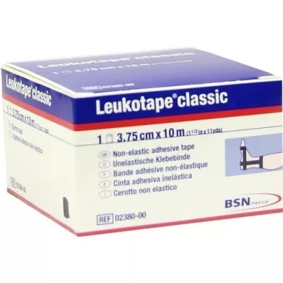 LEUKOTAPE Classic 3,75 cmx10 m schwarz, 1 St
