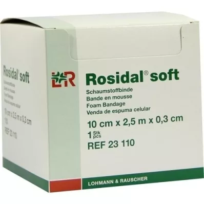 ROSIDAL Soft Binde 10x0,3 cmx2,5 m, 1 St
