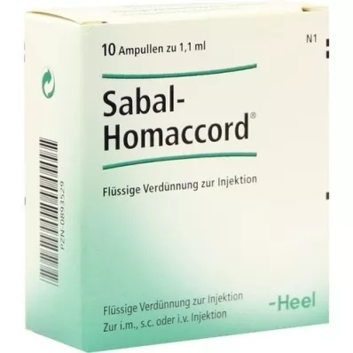 SABAL HOMACCORD Ampullen, 10 St
