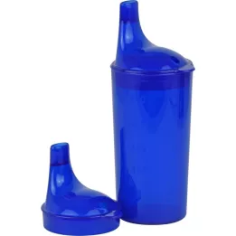 TRINKBECHER mit 2 Deckeln blau, 1 St