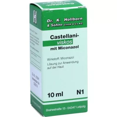 CASTELLANI viskos m. Miconazol Lösung, 10 ml