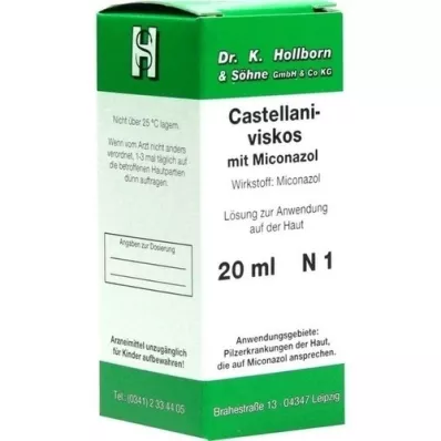 CASTELLANI viskos m. Miconazol Lösung, 20 ml