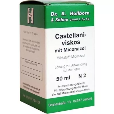 CASTELLANI viskos m. Miconazol Lösung, 50 ml