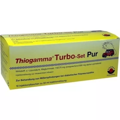 THIOGAMMA Turbo Set Pur Injektionsflaschen, 10X50 ml