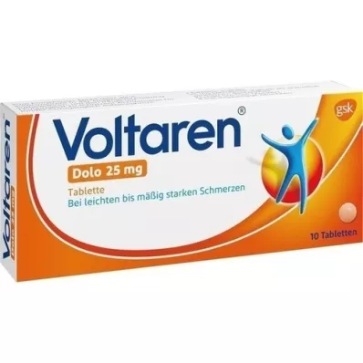 VOLTAREN Dolo 25 mg überzogene Tabletten, 10 St