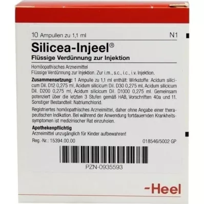 SILICEA INJEEL Ampullen, 10 St