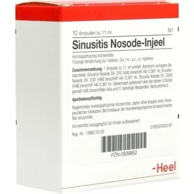 SINUSITIS Nosode Injeel Ampullen, 10 St