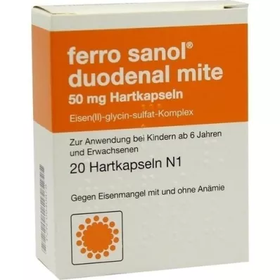 FERRO SANOL duodenal mite 50 mg magensaftr.Hartk., 20 St