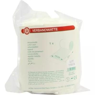VERBANDWATTE gerollt 10 cmx2 m, 1 St