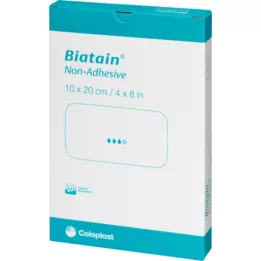 BIATAIN Schaumverband 10x20 cm nicht haftend, 5 St