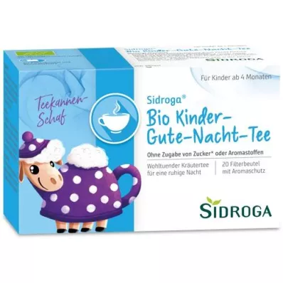 SIDROGA Bio Kinder-Gute-Nacht-Tee Filterbeutel, 20X1.5 g