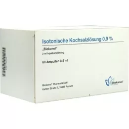 ISOTONISCHE Kochsalzlösung 0,9% Biokanol Ampullen, 60X2 ml